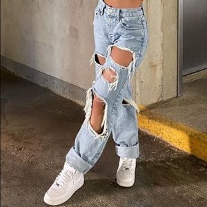 Urban Outfitters High Rise Baggy Jeans